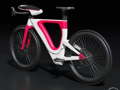 Triathlon Bike 3D model get