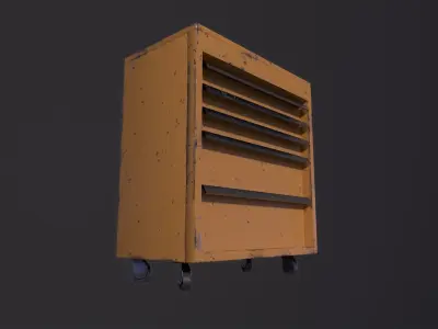 Tool Box 3D Model Low-poly 3D model