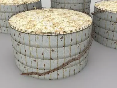 Rusty Silo 3D model
