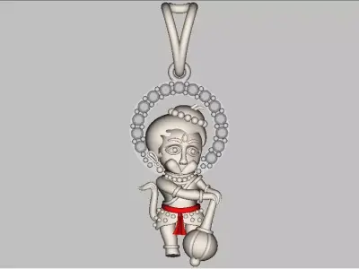 baal hanuman 3D model