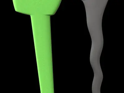 Keris Low Poly 3D model 3D model
