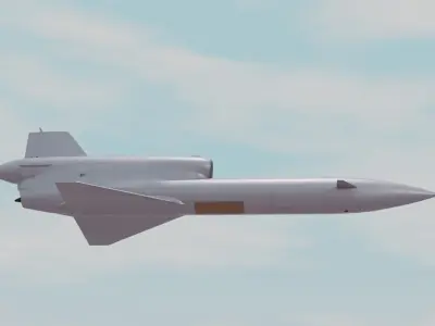 Tu-243 Reys-D Low-poly 3D model