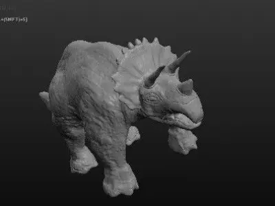 Triceratops dinosaur Free 3D model