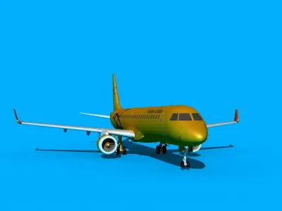 Embraer Emb-190 Saratov Airlines 3D model