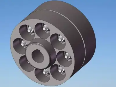 Elastic coupling Free 3D model