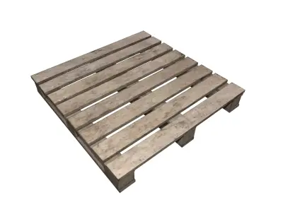 pallet Low-poly 3D model