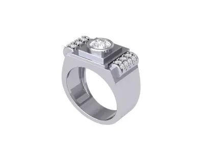 Wedding Ring  3D print model 319