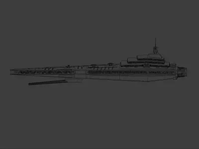 Star Wars - Custom Heavy Imperial Star Destroyer 3D model