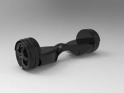 Auto-balancing electric mini mobile 3D model