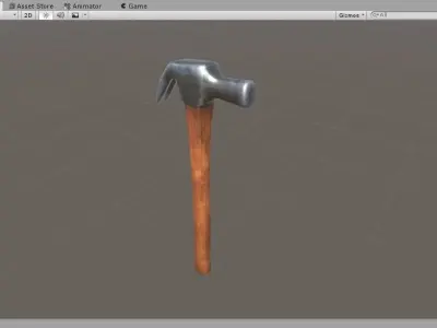 Hammer Low Poly Low-poly 3D model purchase