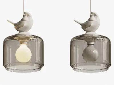 PROVENCE BIRD PENDANT 3D model