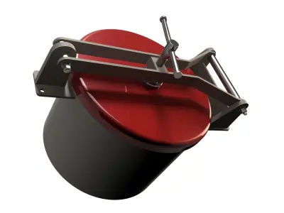 LEAKPROOF PRESSURE COVER Low-poly 3D model