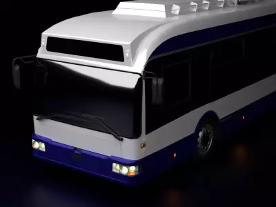 Trolleybus Belkommunmash 3D model