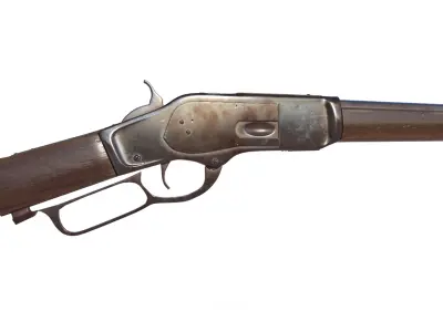 Winchester 1873  Low-poly 3D model