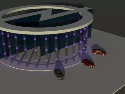 building design 3D model
