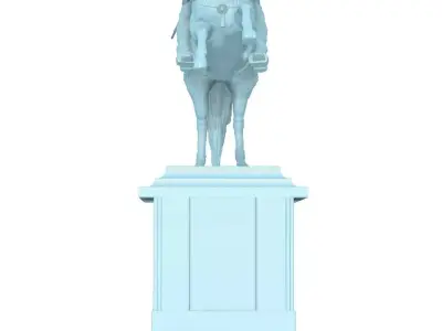 Menelik The II 3D print model