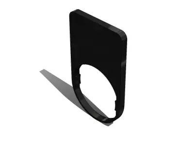 Porta Etiqueta Schneider ZBZ33 Label Holder 3D model