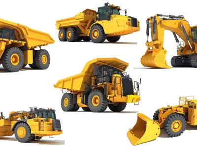 Mining Vehicles Pack