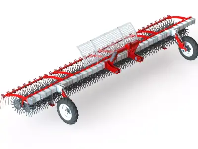 WG 0003 - Rotary harrow 600 3D model