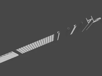 Scrap metal Low-poly 3D model by unabatednerzhul