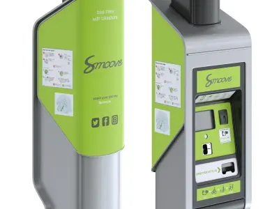 Bike Share Station 3D model
