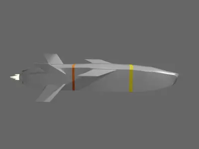 Turkish SOM-J standoff cruise missile-free Free 3D model