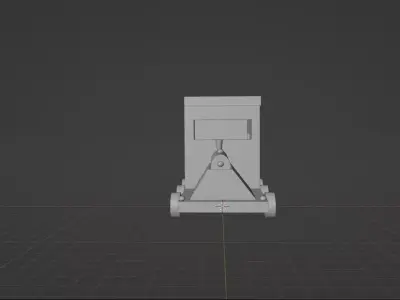 train toilet 3D model