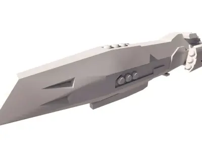 Spaceship-spacecraft-Ultra2 3D model