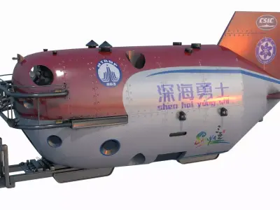 Submersible Deep Sea Warrior 3D model