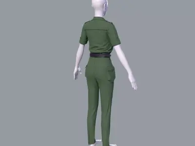 Womens Casual Outfit  2 3D model