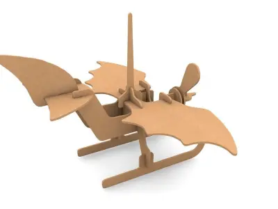Plane-wood CNC 3D print model