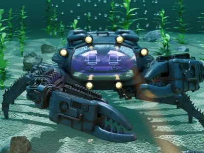 Robot lobster 3D model