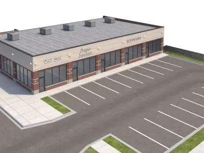 Retail-108 Retail Store 3D model