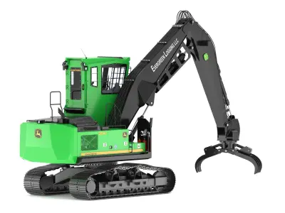 John Deere 2156G Log Loader 3D model