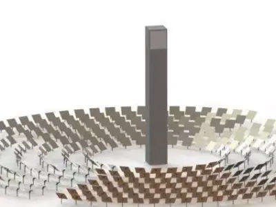 Solar CSP 3D model