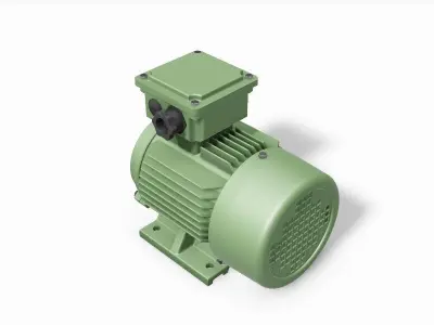 80 B34a Top IEC electric motor - 3D CAD model 3D model