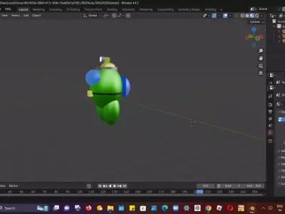 Among Us style crewmate 3d character model  Low-poly 3D model