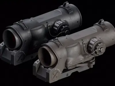 ELCAN SpecterDR Low-poly 3D model purchase