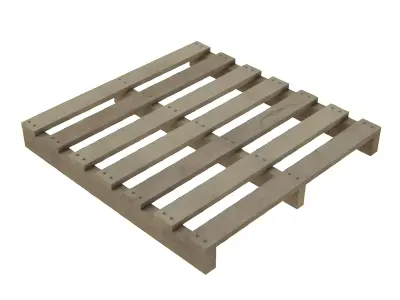 WoodPalletV-04 wooden pallets Low-poly 3D model