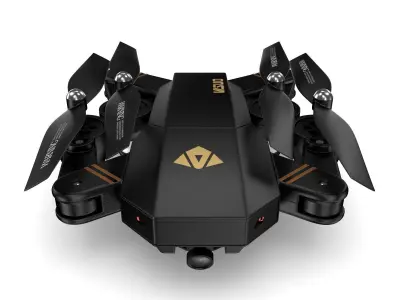 Black Drone 3D model purchase