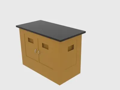  Simple Generator Box  Free low-poly 3D model