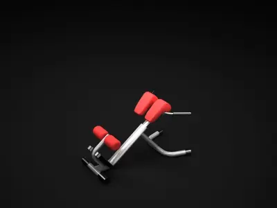 Bench Lower Back 3D model