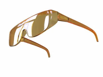 MULTIPURPOSE Safety Goggles Low-poly 3D model