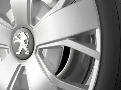 Peugeot Boxer wheel 3D model