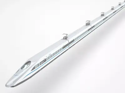 Bullet train 3D model