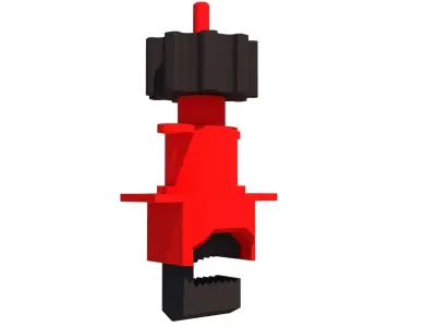 locking butterfly valves  Free 3D model