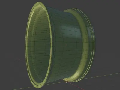 3D model rim wheel part8 3D model