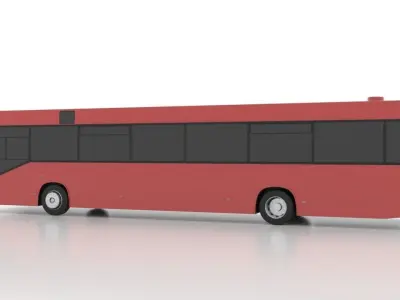 MAN 791 SL222 Low Low-poly 3D model