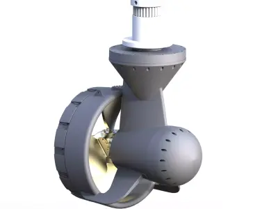 AZIPOD 68MM FOR MODELSHIP 3D print model