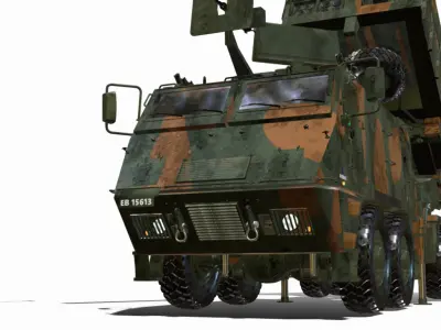 astros lll 8x8 av lmu Low-poly 3D model